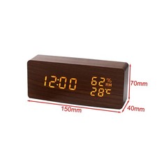 Sveglia Multifunzione in Legno