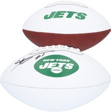 Salsa Gardner New York Jets autografata Franklin pannello bianco calcio