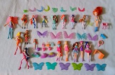 Winx Lotto 18 Bamboline Varie Serie Winx Con Alcuni Accessori/ali/piedistalli