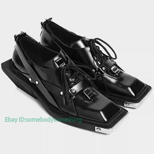 Scarpe derby moda rivetto