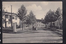 Cartolina Migliaro Viale Stazione Ferroviaria ANIMATA HE37