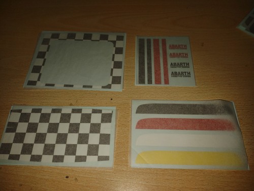 Decals fiat abarth 695 - decals,