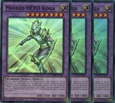 yugioh 3x Masked HERO Koga