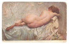 594/ Bella signora nuda sul