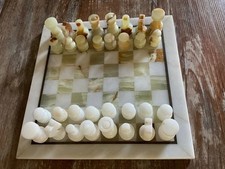 Set scacchiera marmo onice