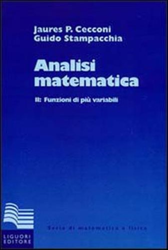 Analisi matematica vol - vol.,