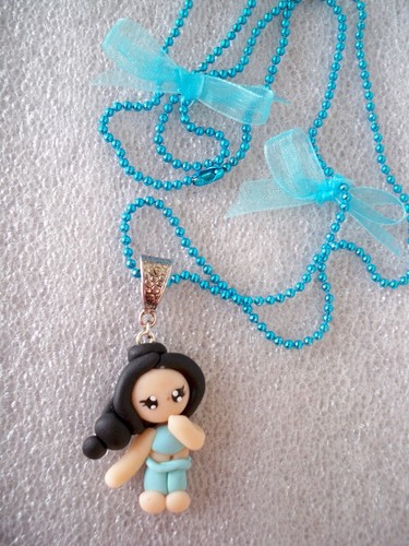 Collana lunga ciondolo - collana, fimo