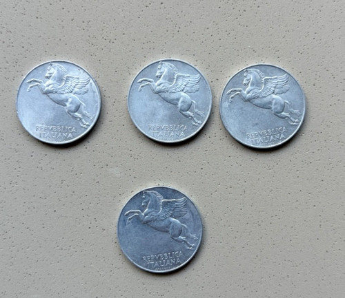 Lotto monete lire pegaso - 10,