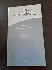 libro Di Storia-dal liceo ad auschwitz lettere di louise jacobson 1996 l'unità