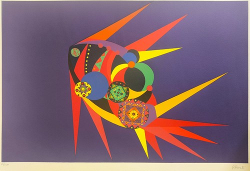 Serigrafia coloratissima - , di