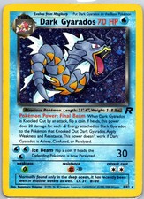 Dark Gyarados (8) Holo Raro