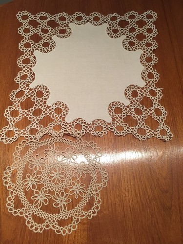 Antique skilfully hand - skilfully, crochet