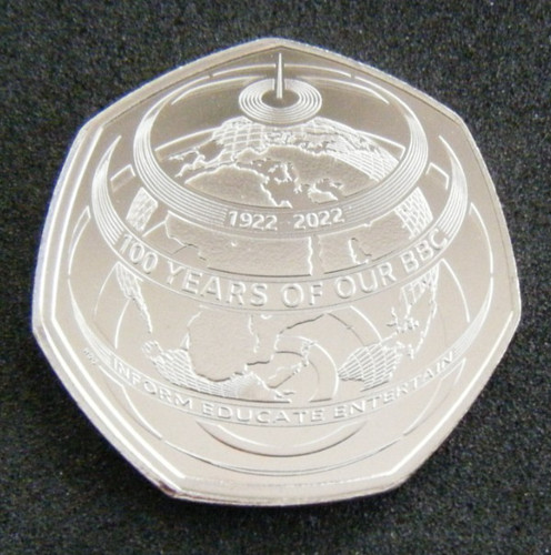 Moneta 50p fifty - 50p, 2022