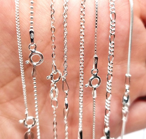 Collana catena argento