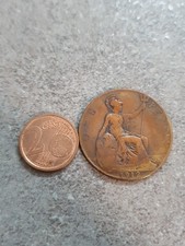 Antica Moneta 1912 George V One Penny Coin 