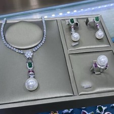 Set orecchini collana anello