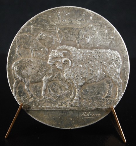Medaglia adolphe rivet animale - medaglia,