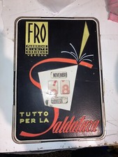 Calendario perpetuo FRO Fabbriche Riunite Ossigeno Verona Saldatura De Andrea