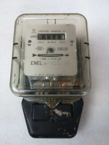 Contatore elettrico monofase - contatore,
