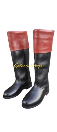 Stivale lungo pelle nera - in,