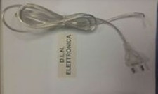 CAVO ELETTRICO FILO ALIMENTAZIONE TRASPARENTE INTERRUTTORE SPINA DA1,5mt