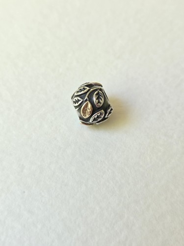 Charm pandora bicolore argento - charm,