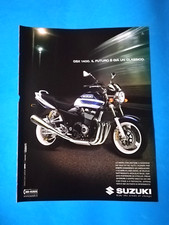 RITAGLIO DI GIORNALE PUBBLICITA' SUZUKI GSX 1400 MOTO DA COLLEZIONE - (151)