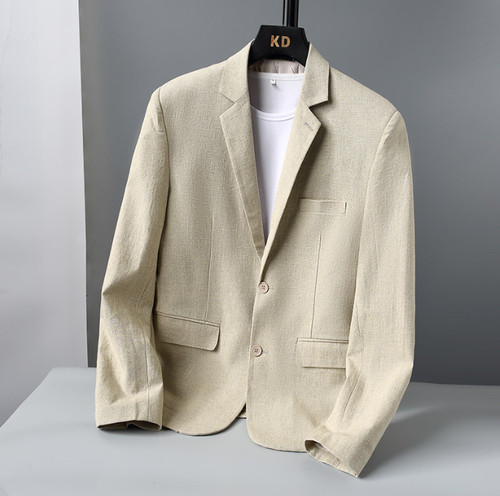 Blazer uomo cotone lino - , casual