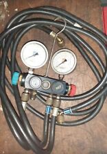 Manometri condizionamento Misurazione Pressione Gas Freon + 3 Fruste regalo