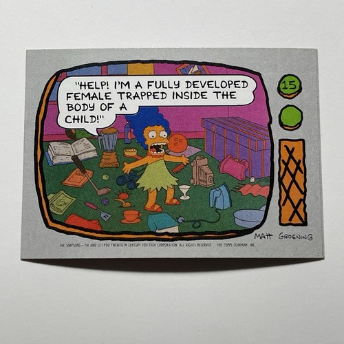 Carta 1990 topps simpson - carta,