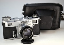 COMPLETAMENTE REVISIONATO! FOTOCAMERA RF SOVIETICA URSS "KIEV-4AM" + obiettivo HELIOS-103 f1.8/53 (9)