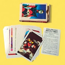 Goldrake Gioco Delle Famiglie Carte Dal Negro Tori Animation 1978 Completo