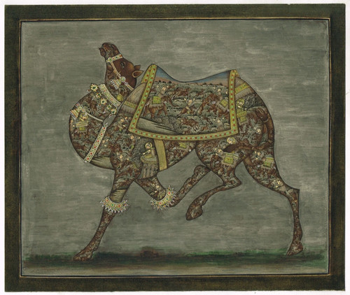 Pittura indiav miniatura - miniatura, su