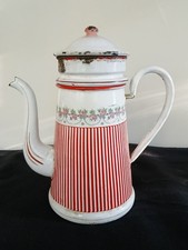 ANTICA CAFFETTIERA ANNI ‘20 DECORO B.B. COUNTRY CHIC