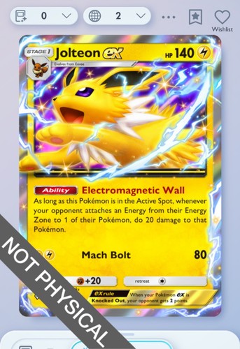 Pokemon tcg pocket jolteon - pocket,