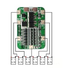 6S 15A 24V PCB BMS circuito di protezione 18650 batterie lipo modulo cella