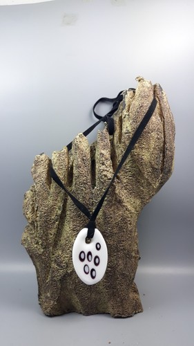 Collana con vetro - collana,