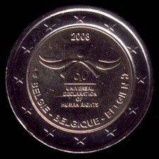 Euro commemorativo belgio - 2,