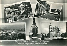 Frascati-n.4 vedutine con fiasco di vino-1964