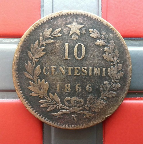 10 centesimi 1866 - (£),