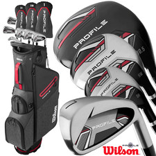 WILSON 2025 PROFILO UOMO PREMIUM SET GOLF COMPLETO + BORSA SUPPORTO GOLF - MANCINO