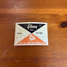 Etichetta Soundhole Gibson