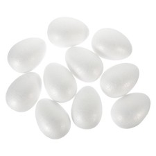 10 pezzi di uova di schiuma finte che dipingono uova di schiuma di Pasqua