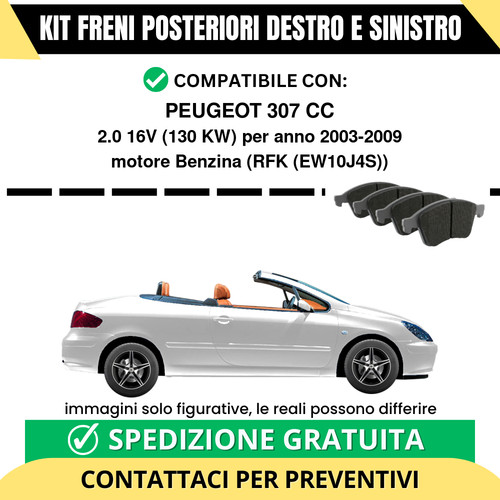Pastiglie freno posteriori - freno,