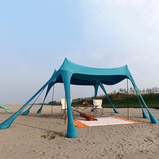 Tenda Parasole Da Spiaggia, Grande Tenda Parasole per Esterni, per 6-8 Persone, 