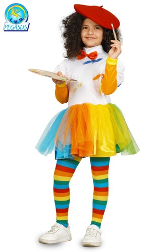 Costume pittrice bambina - costume,