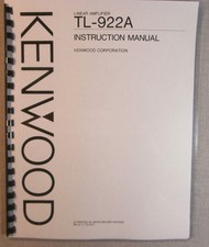 Kenwood TL-922A Manuale