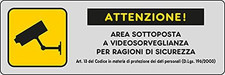 ADESIVO CM 15X5 ATTENZIONE