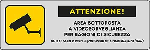 Adesivo 15x5 attenzione - adesivo,