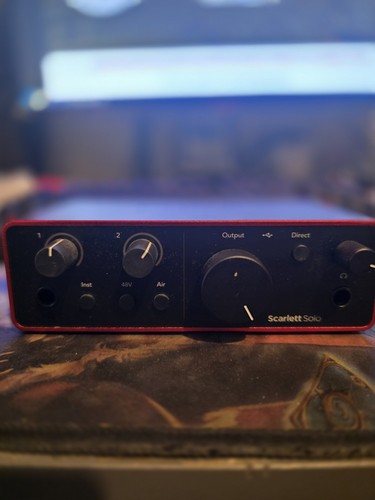 Focusrite scarlett solo 4th - scarlett,